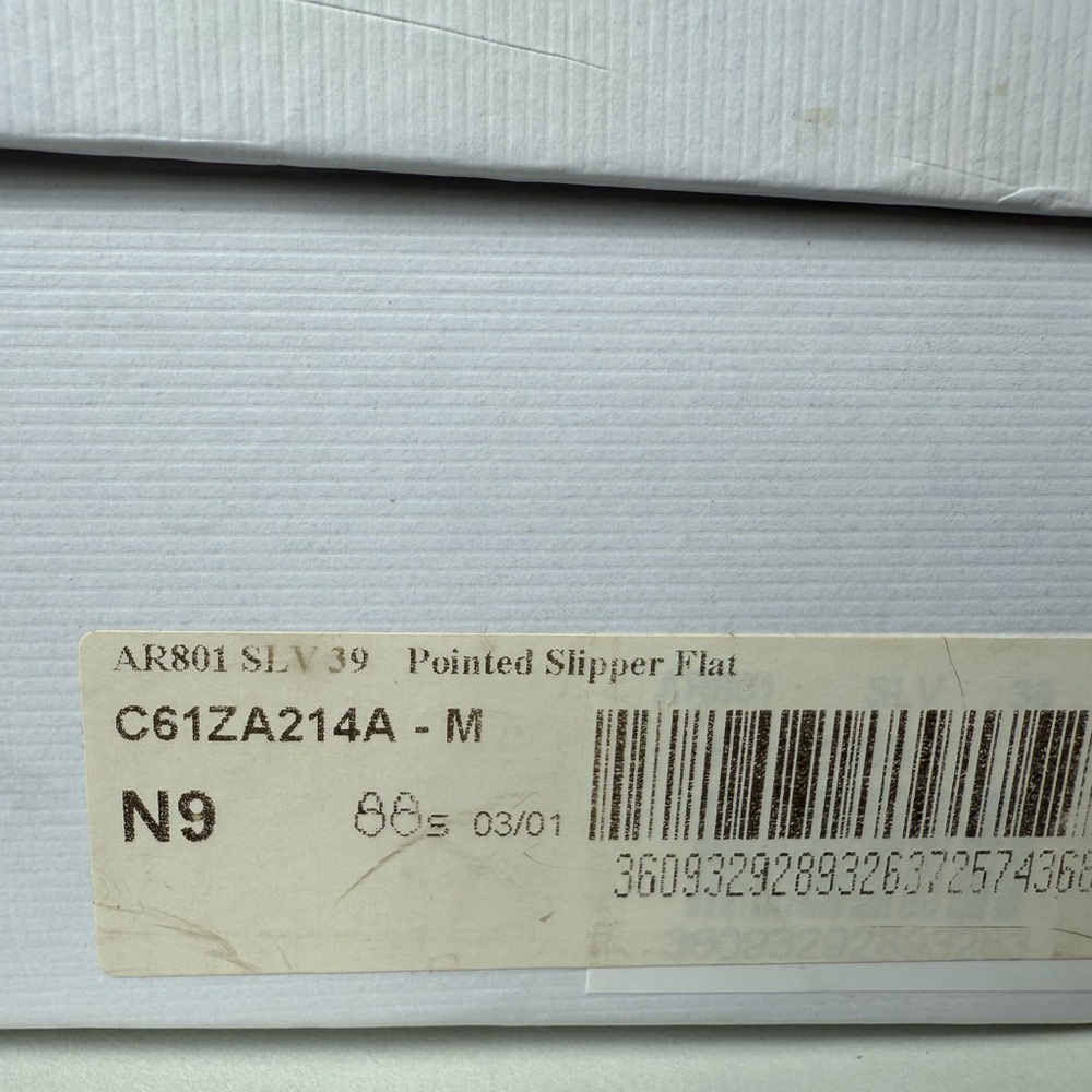 Mini Boden Silver Pointed Toe Flats - Picture 14 of 16